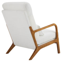 Saello New Upholstered Armchair For Modern Living  - Wooden bazar