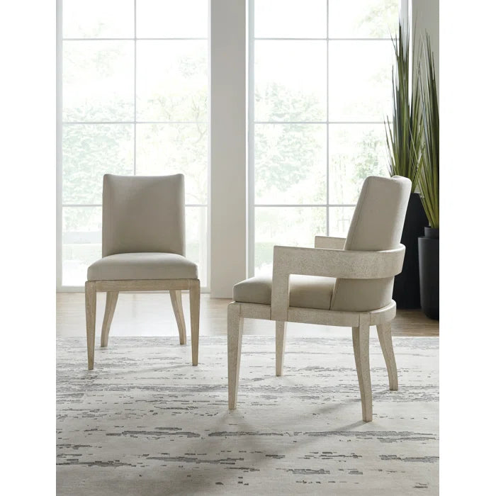 Lemperate Modern 9-Piece  Double Pedestal Dining Set with Upholstered Chair