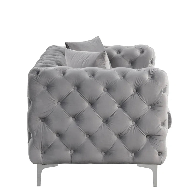 Castanoz 3 - Piece Velvet Living Room Set Luxury Sofa Set