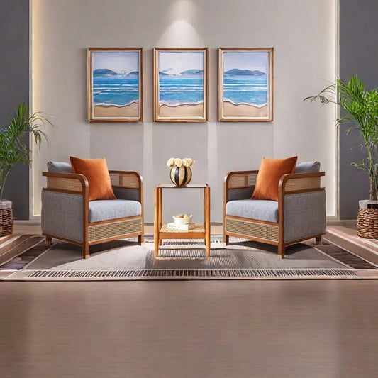 Handmade Rattan Sofa – Durable Natural Weave with Artisan Craftsmanship