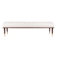 DAASKIL Velvet Upholstered Bench - Wooden Bazar