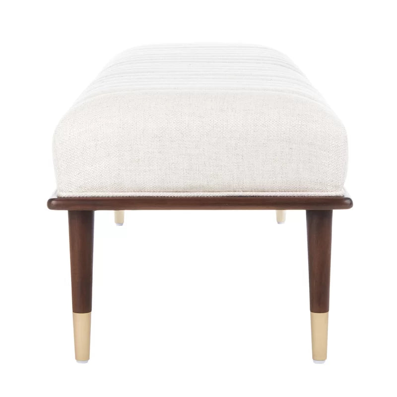 DAASKIL Velvet Upholstered Bench - Wooden Bazar