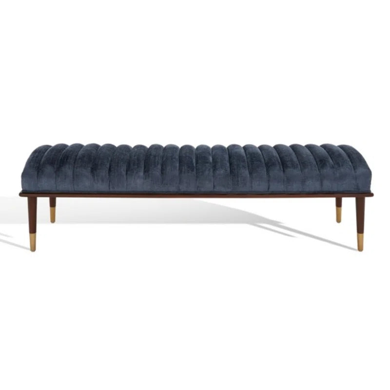 DAASKIL Velvet Upholstered Bench - Wooden Bazar