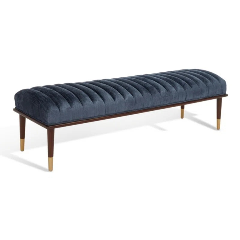 DAASKIL Velvet Upholstered Bench - Wooden Bazar