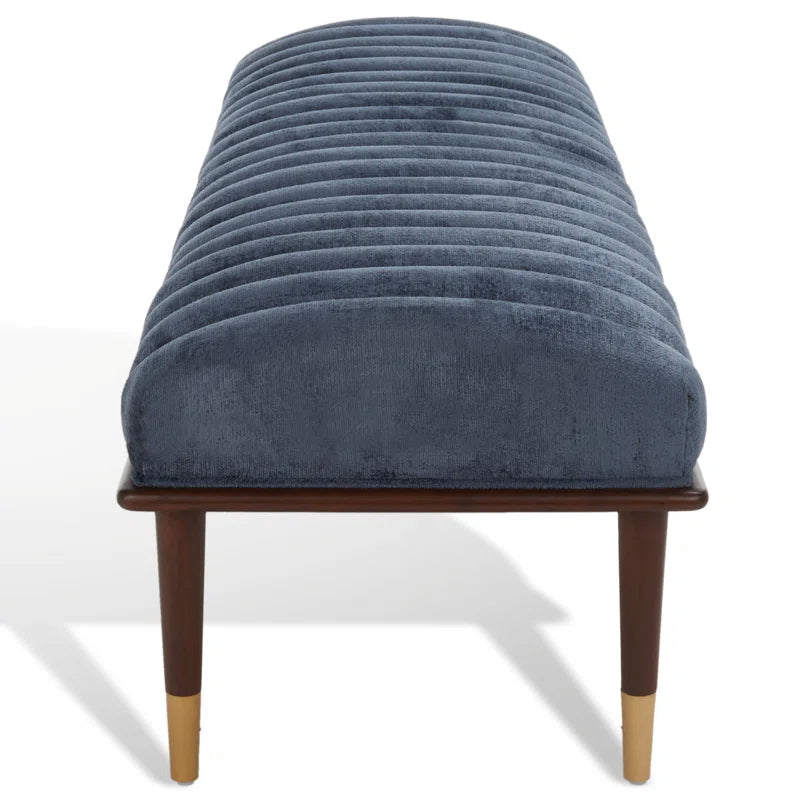 DAASKIL Velvet Upholstered Bench - Wooden Bazar