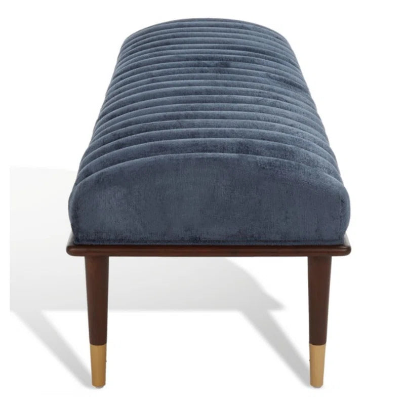 DAASKIL Velvet Upholstered Bench - Wooden Bazar