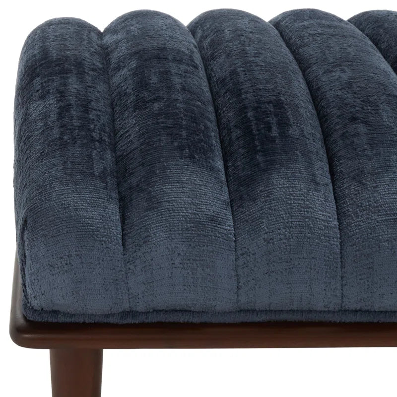 DAASKIL Velvet Upholstered Bench - Wooden Bazar