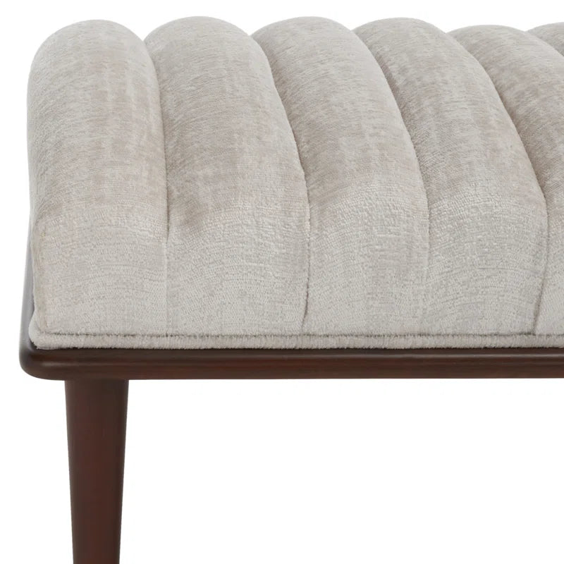 DAASKIL Velvet Upholstered Bench - Wooden Bazar