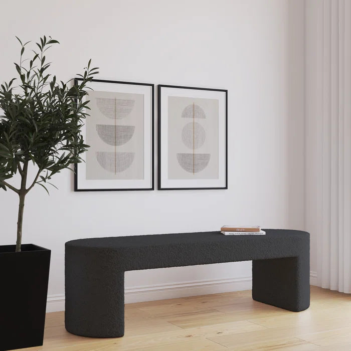 Kintech Modern Upholstered Bench - Wooden Bazar