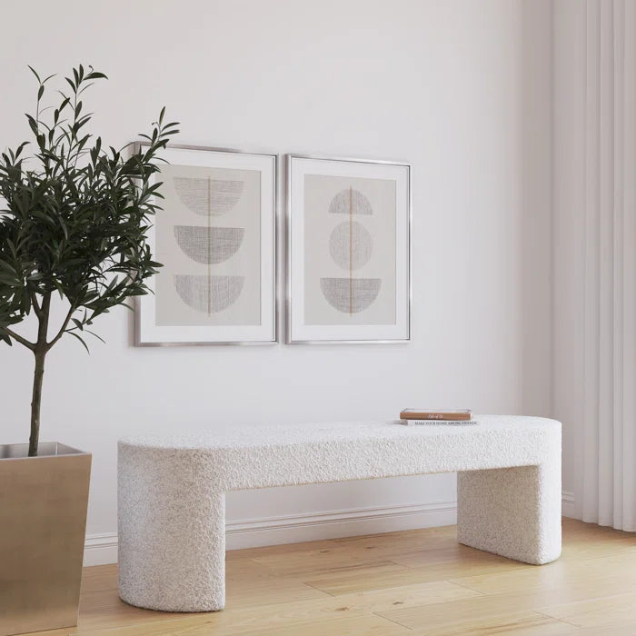 Kintech Modern Upholstered Bench - Wooden Bazar
