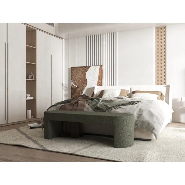 Kintech Modern Upholstered Bench - Wooden Bazar