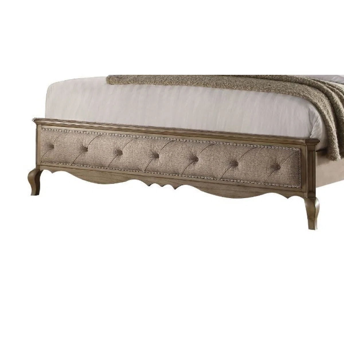 Jerry Upholstered Footboard - Wooden Bazar