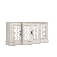 Solid Wood Wide Sideboard – Durable Buffet Cabinet