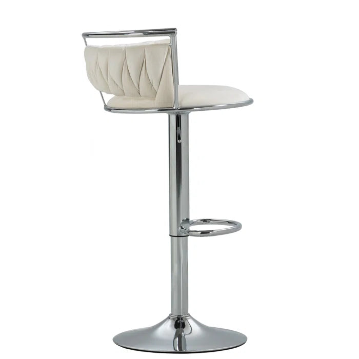 Christals Swivel Upholstered Counter and bar Stool (Set of 2)