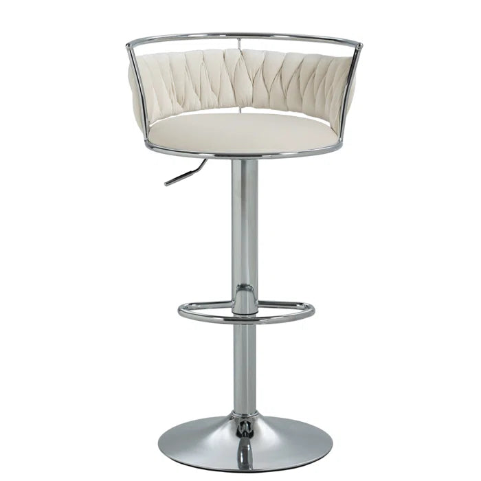 Christals Swivel Upholstered Counter and bar Stool (Set of 2)