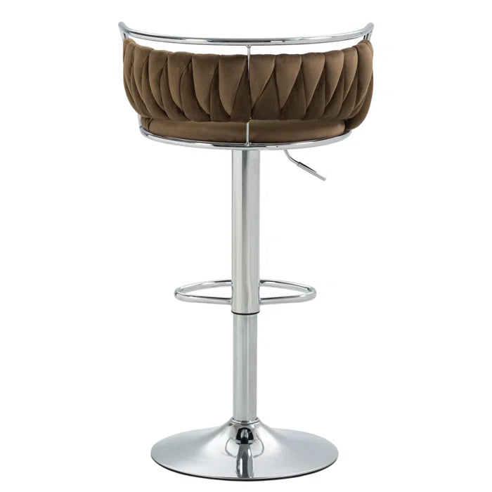 Christals Swivel Upholstered Counter and bar Stool (Set of 2)