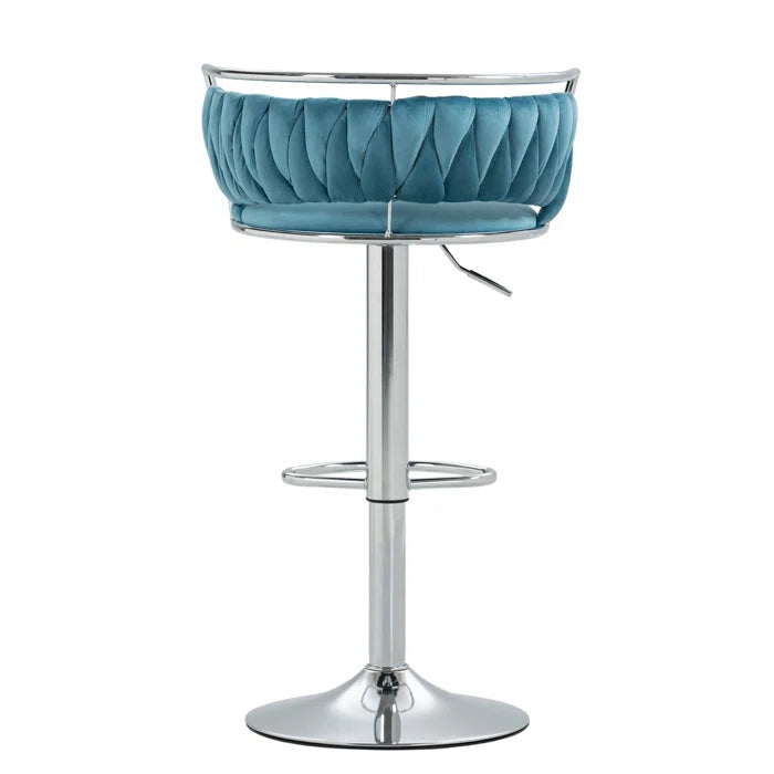 Christals Swivel Upholstered Counter and bar Stool (Set of 2)