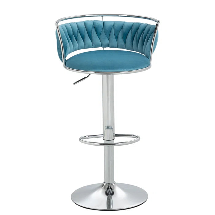 Christals Swivel Upholstered Counter and bar Stool (Set of 2)