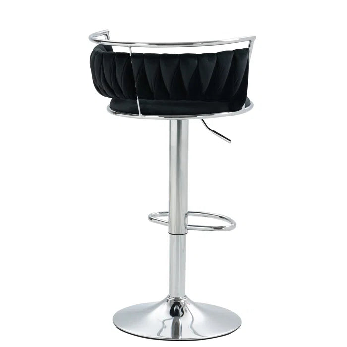 Christals Swivel Upholstered Counter and bar Stool (Set of 2)