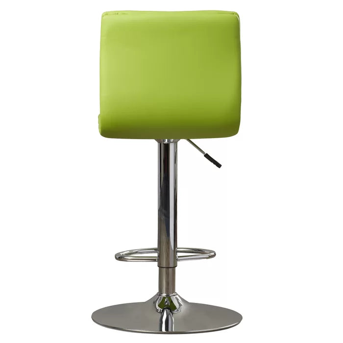 Clifto Modern Upholstered Adjustable-Height Counter and Bar stool with Footrest ( Set of 2 )