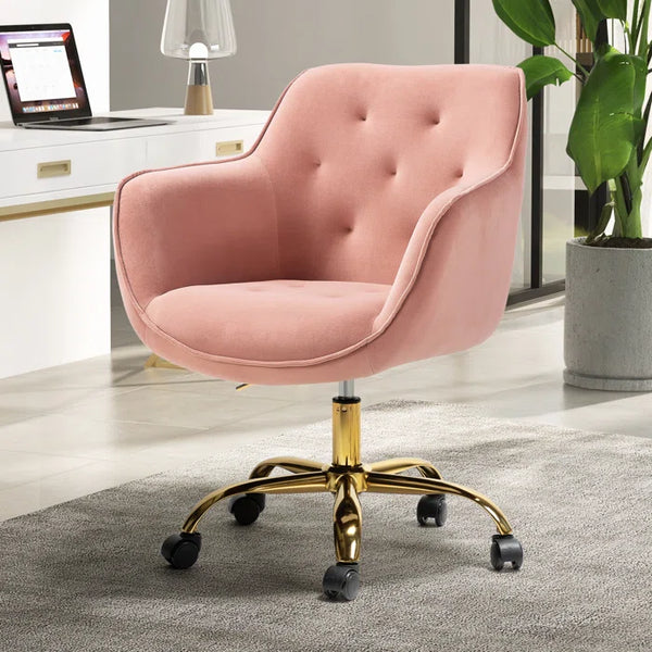 Clio Task Chair with Height Adjustable - Wooden Bazar
