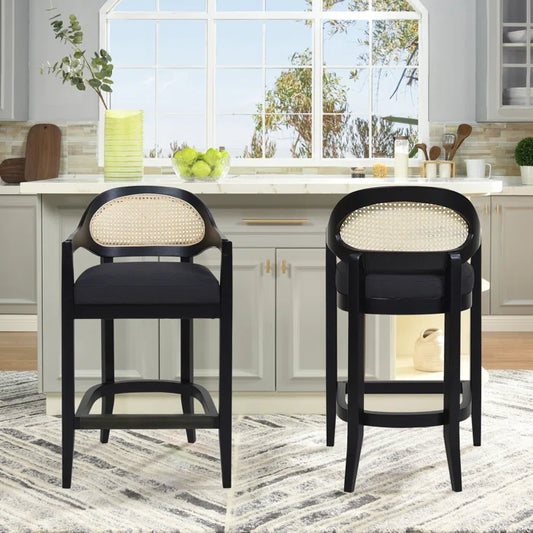 Copleys Swivel Cane Counter and bar Stool