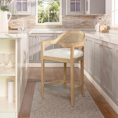 Copleys Swivel Cane Counter and bar Stool