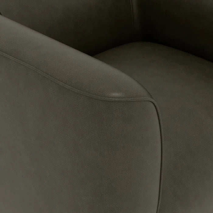 Plush Upholstered Swivel Barrel Chair With 360-Degree Comfort and Style for Any Room