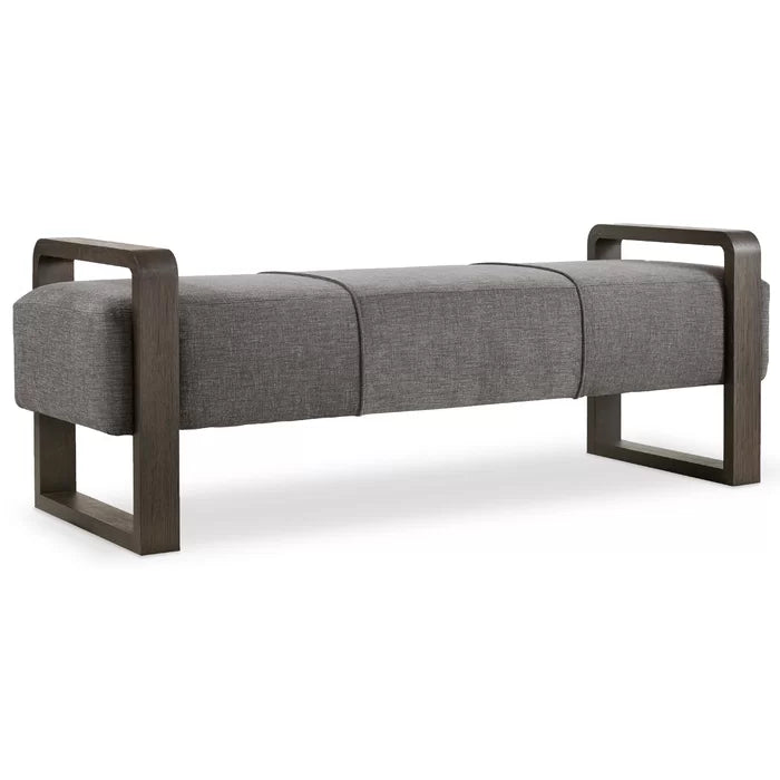 Oilen Polyester Blend Upholstered Bench