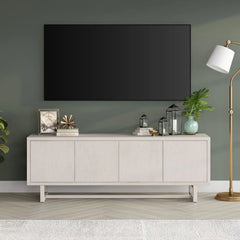 Qer Rectangular TV Stand - Wooden bazar