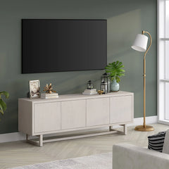 Qer Rectangular TV Stand - Wooden bazar