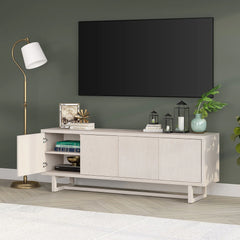 Qer Rectangular TV Stand - Wooden bazar