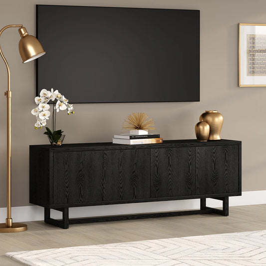 Qer Rectangular TV Stand - Wooden bazar