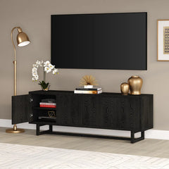 Qer Rectangular TV Stand - Wooden bazar
