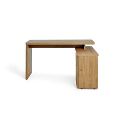 Niviey L-Shaped Writing Desk - Wooden Bazar