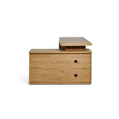 Niviey L-Shaped Writing Desk - Wooden Bazar