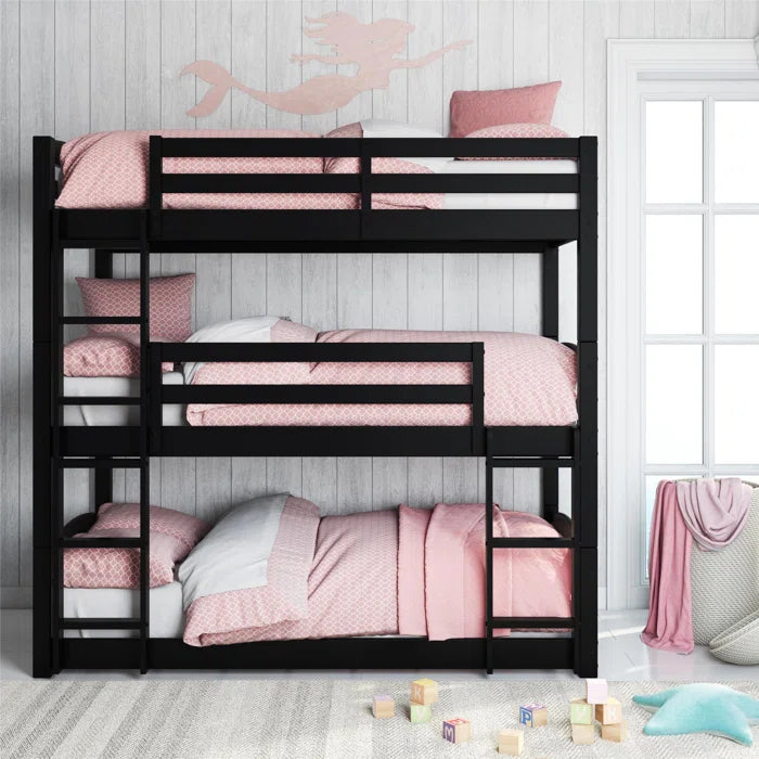 Antidote Twin over Twin Triple Bunk Bed - Wooden Bazar