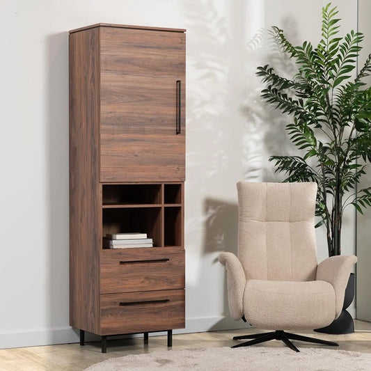 Falkner Modern Solid Wood Roswell Storage Cabinet - Wooden Bazar