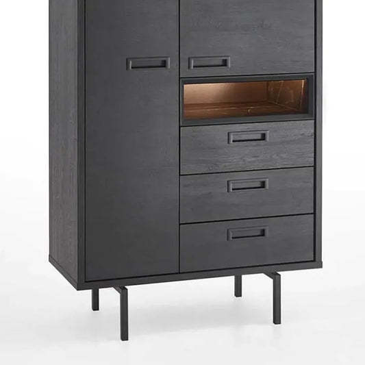 Grover Timeless Treasures Solid Wood Toledo Large Storage Cabinet