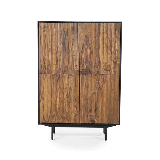 Greesham Sophistication Redefined Solid Wood Storage Cabinet - Wooden bazar