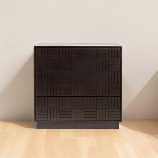 Kimn Style 3 chest of drawers - Wooden bazar