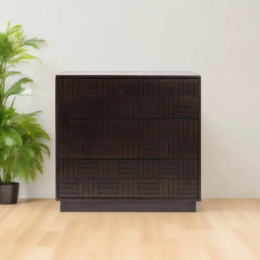 Kimn Style 3 chest of drawers - Wooden bazar