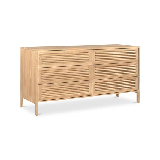 Crafted Comfort Teeda 6-Drawer Chest Spacious, Elegant Storage with Timeless Design