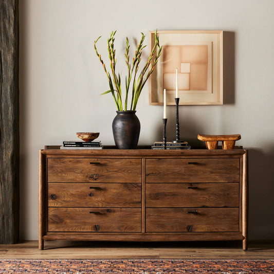 6 Chest of drawers in soild wood Classic Design with Spacious, Functional Storage