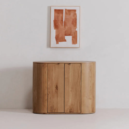 Gildas Innovative Design Solid Wood Theo Cabinet - Wooden Bazar