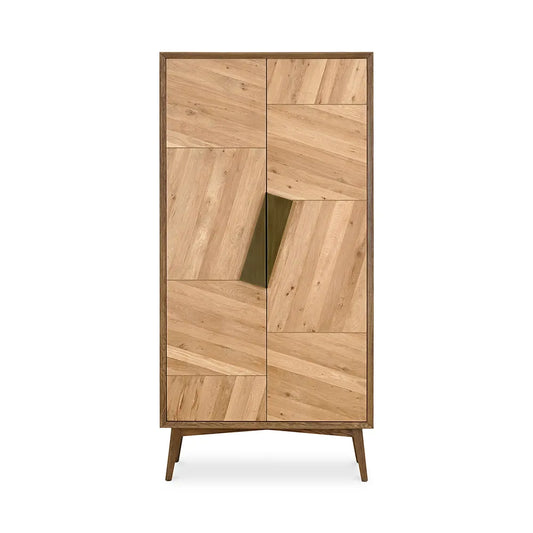 Guildenstern Crafted Comfort Charlton Tall Cabinet Wardrobe - Wooden Bazar