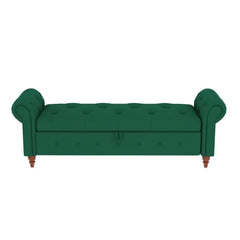 Jion Upholstered Storage Bench - Wooden Bazar