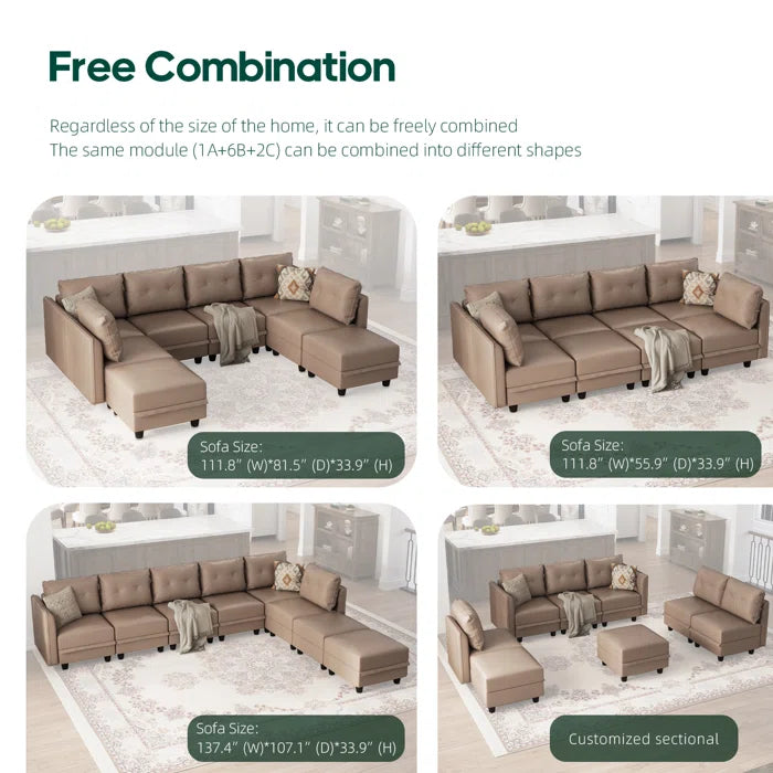 Danaisa 15 - Piece Living Room Luxury Sofa Set