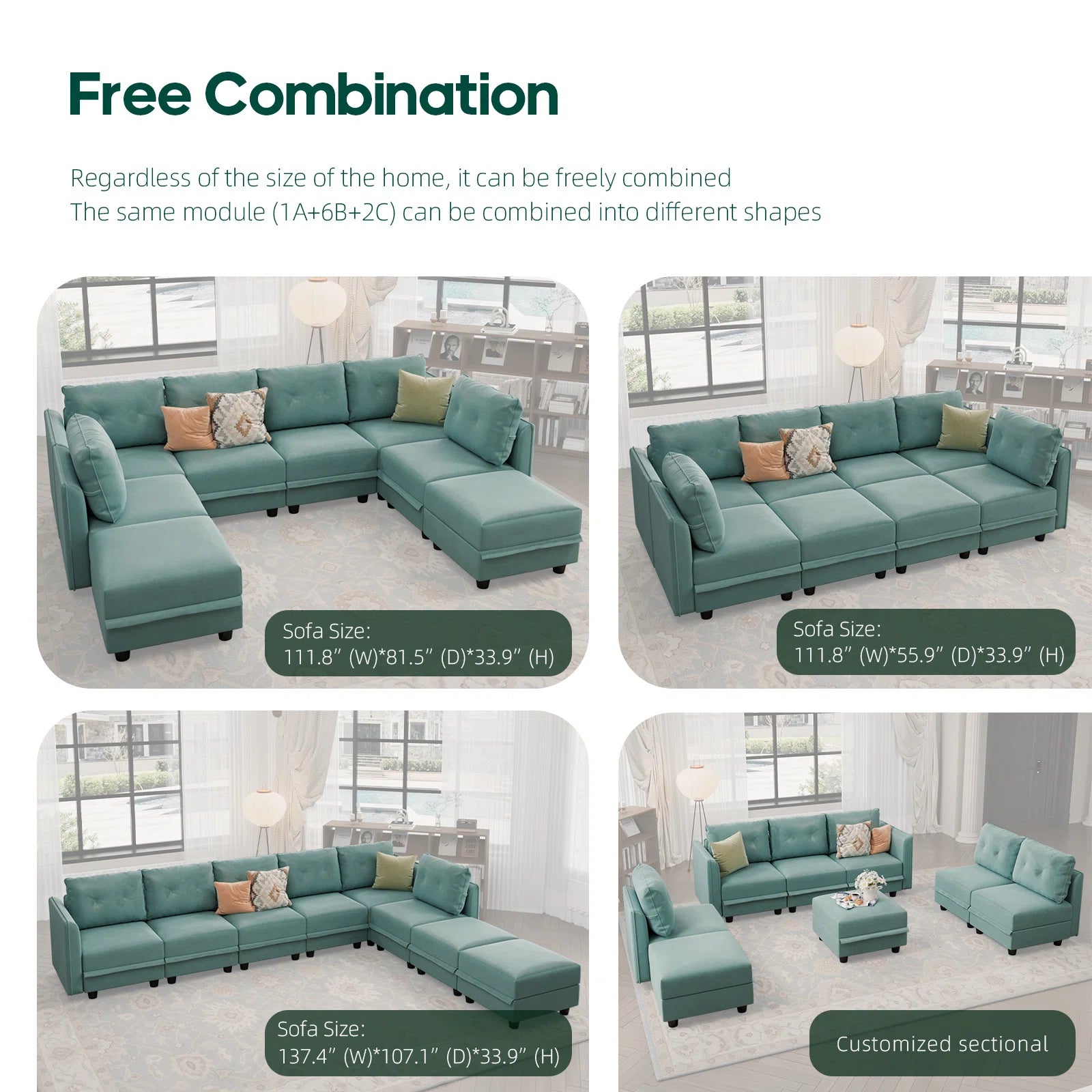 Danaisa 15 - Piece Living Room Luxury Sofa Set