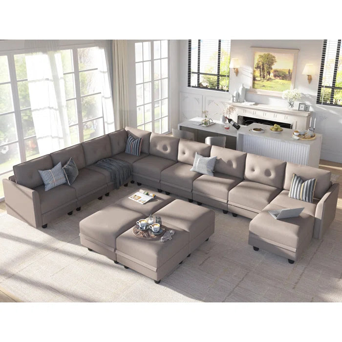 Danaisa 15 - Piece Living Room Luxury Sofa Set